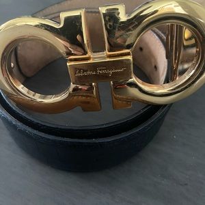 Ferragamo crocodile belt